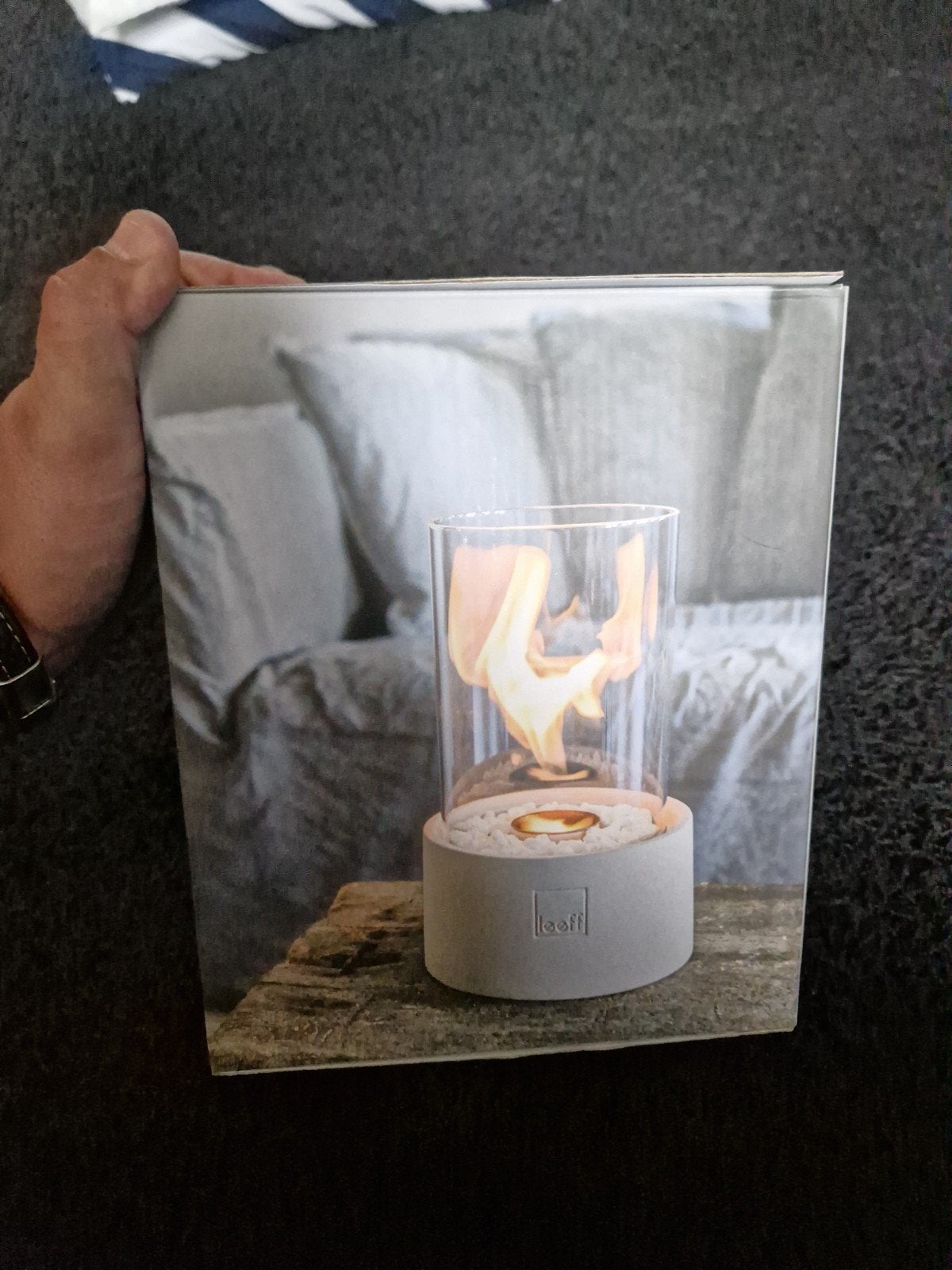 Leeff Stone Fire 'White' Bio-ethanol Tafelhaard, Nieuw, Ophalen of Verzenden, Modern, Wit