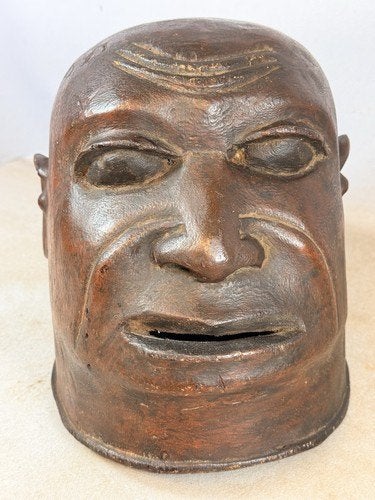 260522 Afrikaans Makonde helm masker uit Tanzania., Ophalen of Verzenden