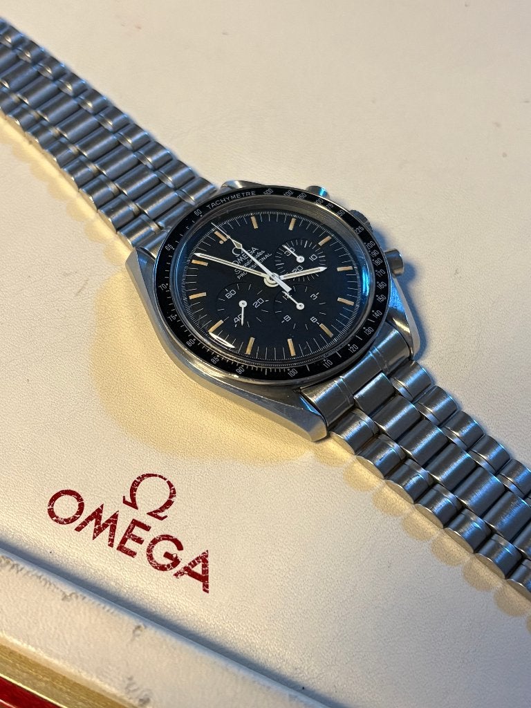 Omega Speedmaster 3590.50, Staal, Met bandje, Polshorloge, Omega