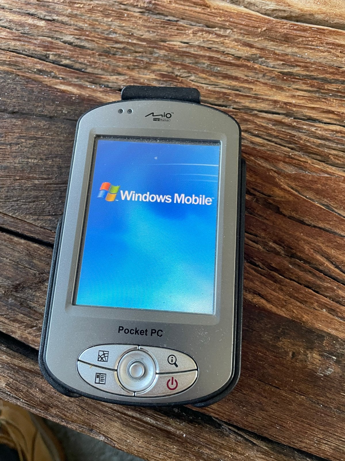 Mio P350 Pocket PC met Windows Mobile - Vintage PDA, Gps-ontvanger, Gebruikt, Ophalen of Verzenden, Mio