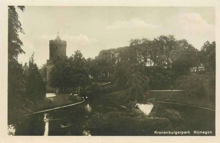 380-612-003 Nijmegen Kronenburgerpark, Verzamelen, Ansichtkaarten | Nederland, Verzenden, Voor 1920, Gelderland