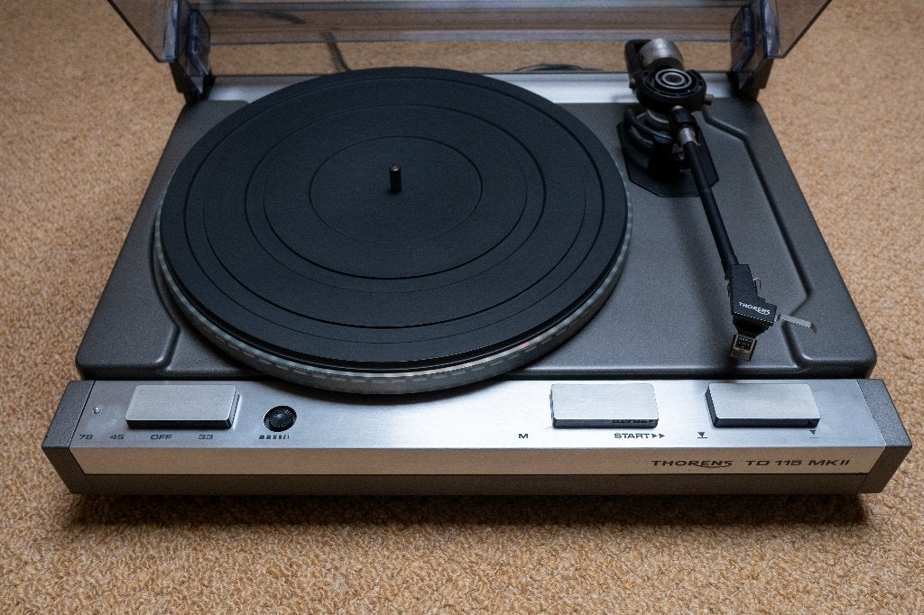 Thorens TD115 mkII platenspeler, Ophalen, Gebruikt, Thorens, Pitch-regelaar