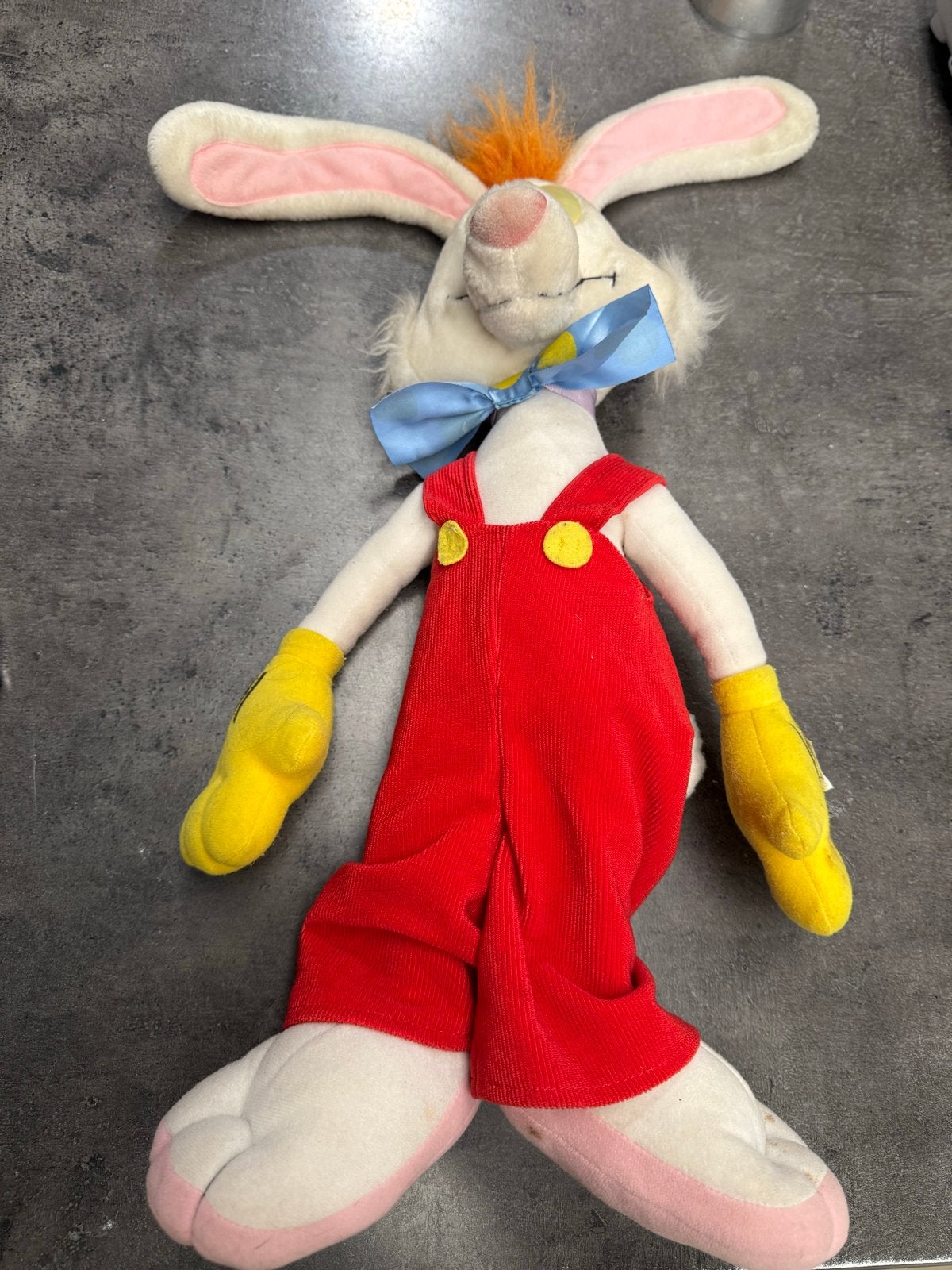 Roger Rabbit Knuffel - Vintage Disney Pluche Speelgoed, Kinderen en Baby's, Gebruikt, Disney, Konijn, Ophalen of Verzenden