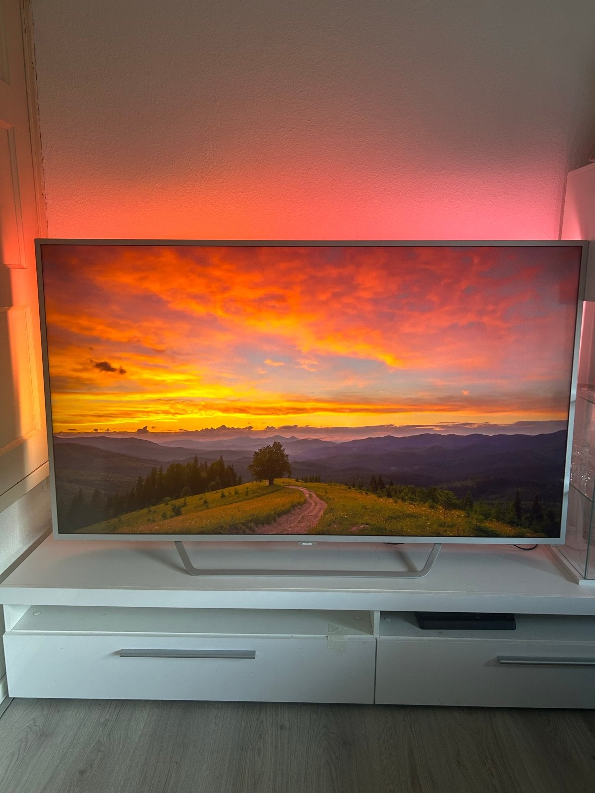 Philips Ambilight TV 65 inch, Ophalen, Philips, Zo goed als nieuw, 100 cm of meer