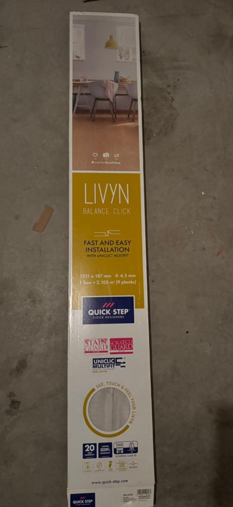 Quick step laminaat BACL40128, Ophalen, 50 tot 150 cm, Zo goed als nieuw, 10 tot 30 cm