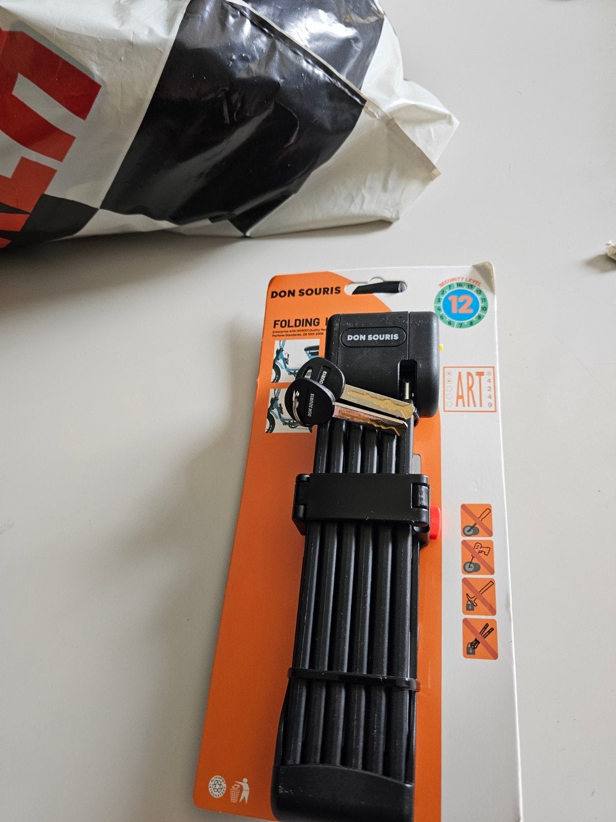 Don souris Folding lock, Ophalen, Nieuw, Kettingslot