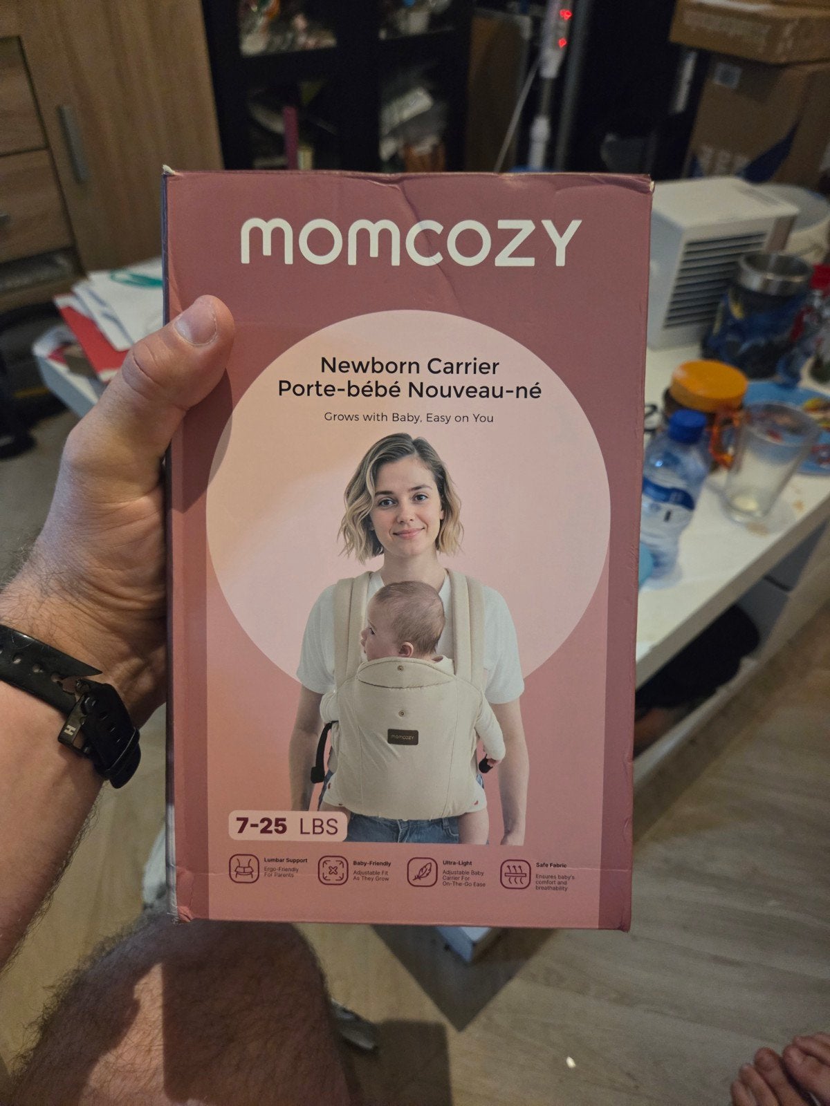 Momcozy Newborn Carrier - Ergonomische Draagzak, Kinderen en Baby's, Babydragers en Draagdoeken, Ophalen of Verzenden