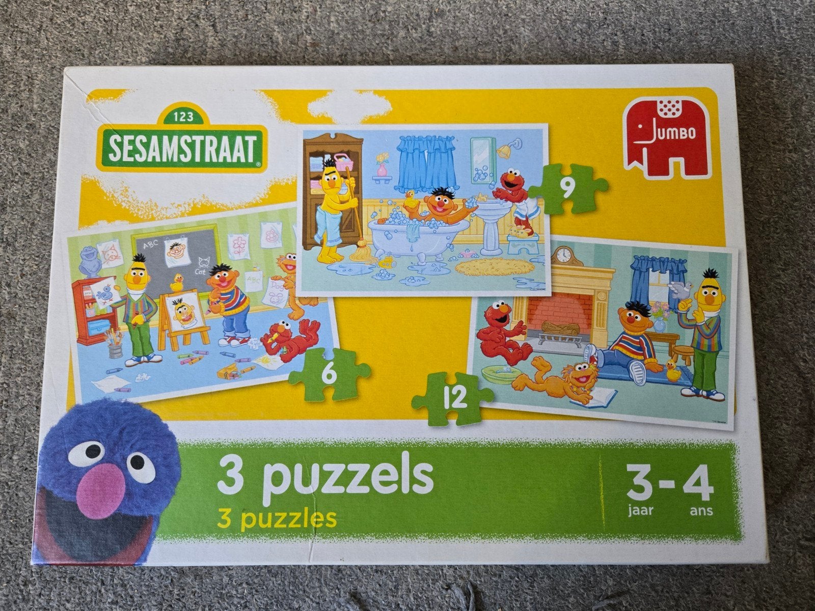 Sesamstraat puzzel, Ophalen of Verzenden