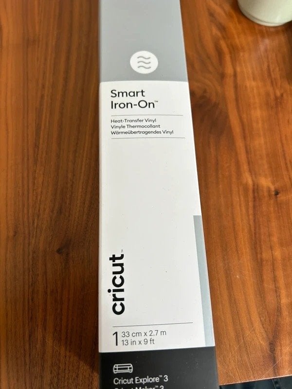 Cricut • Smart Iron-On 274x33cm Silver, Geschikt voor snijden, Zilver, Gereedschap of Toebehoren, Nieuw