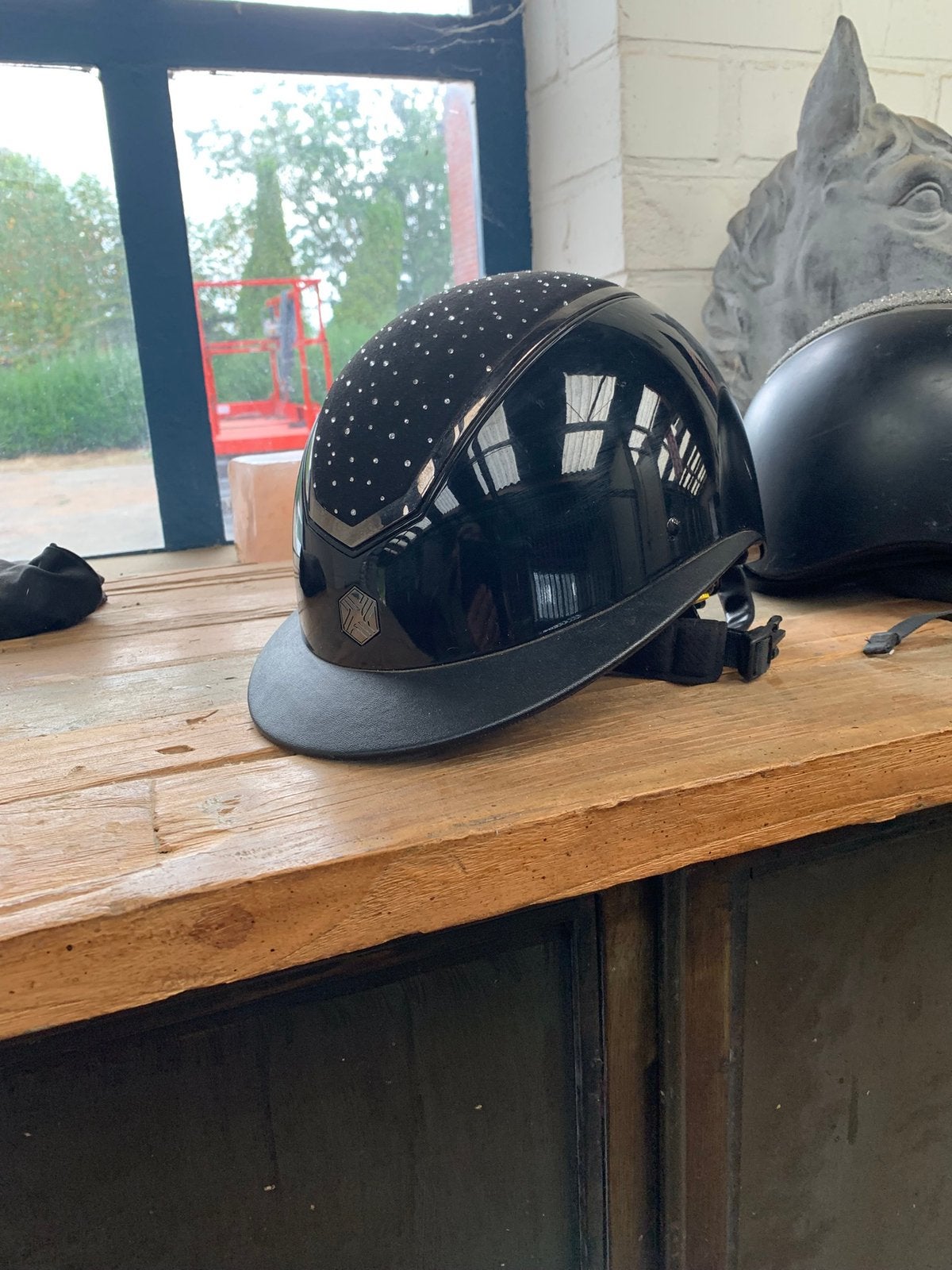 Cap kindermaat zie foto paardrijden, Dieren en Toebehoren, Paardrijkleding, Kinderen, Overige merken, Ophalen of Verzenden, Zo goed als nieuw