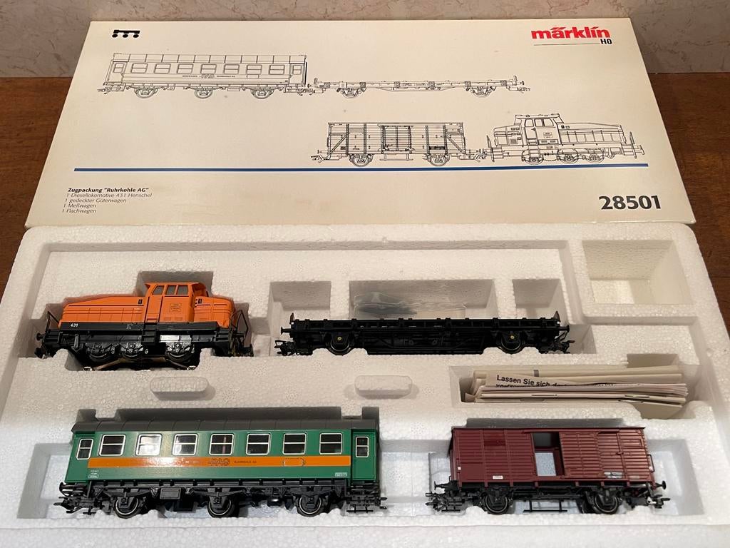 ** NIEUW Märklin 28501 ** TREINSET DHG 500 Ruhrkohle AG **, Wisselstroom, Treinset, Nieuw, Ophalen of Verzenden