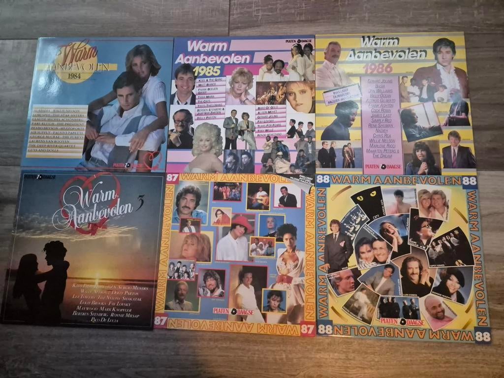 7 Warm Aanbevolen LP's uit de jaren 80, Gebruikt, 1980 - 1989, Ophalen of Verzenden, Complilatie