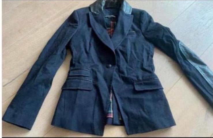 Drykorn S nieuwstaat blauw, Blauw, Ophalen of Verzenden, Zo goed als nieuw, Jasje