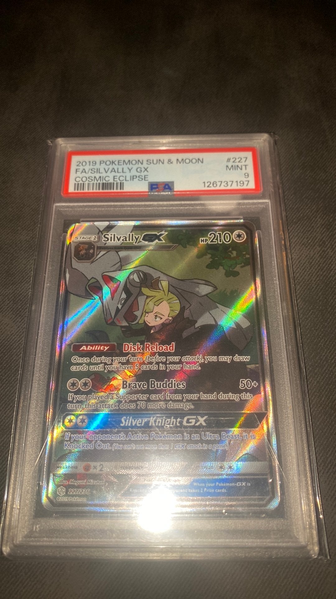 Silvally gx psa 9, Ophalen of Verzenden
