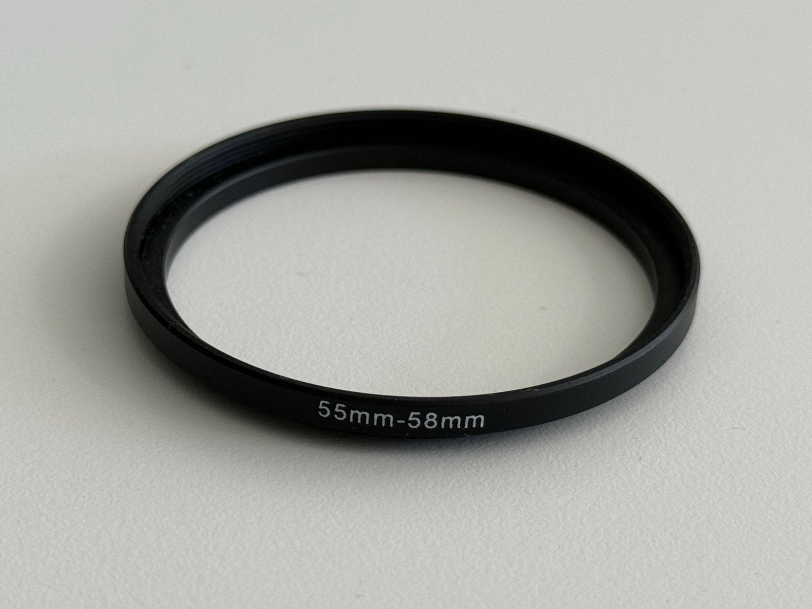 55mm-58mm step-up ring, Overige merken, Overige typen, Ophalen of Verzenden, Zo goed als nieuw