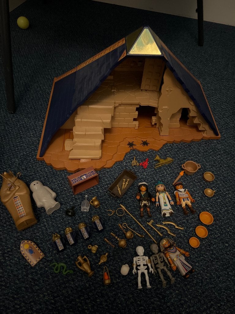 Piramide playmobil 5386, Ophalen of Verzenden, Gebruikt, Complete set