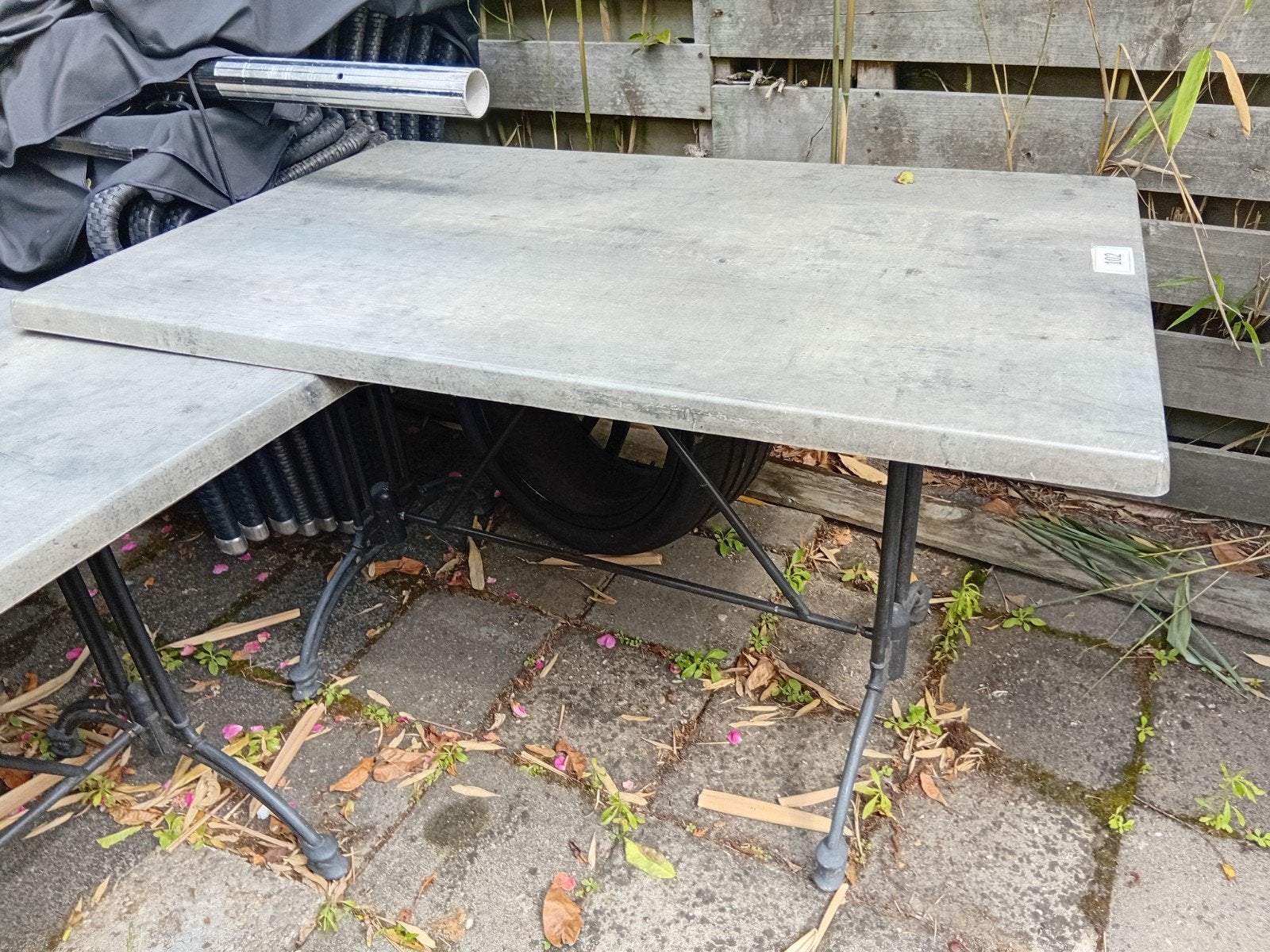 Compleet horeca terras, Ophalen, Zo goed als nieuw, Rechthoekig