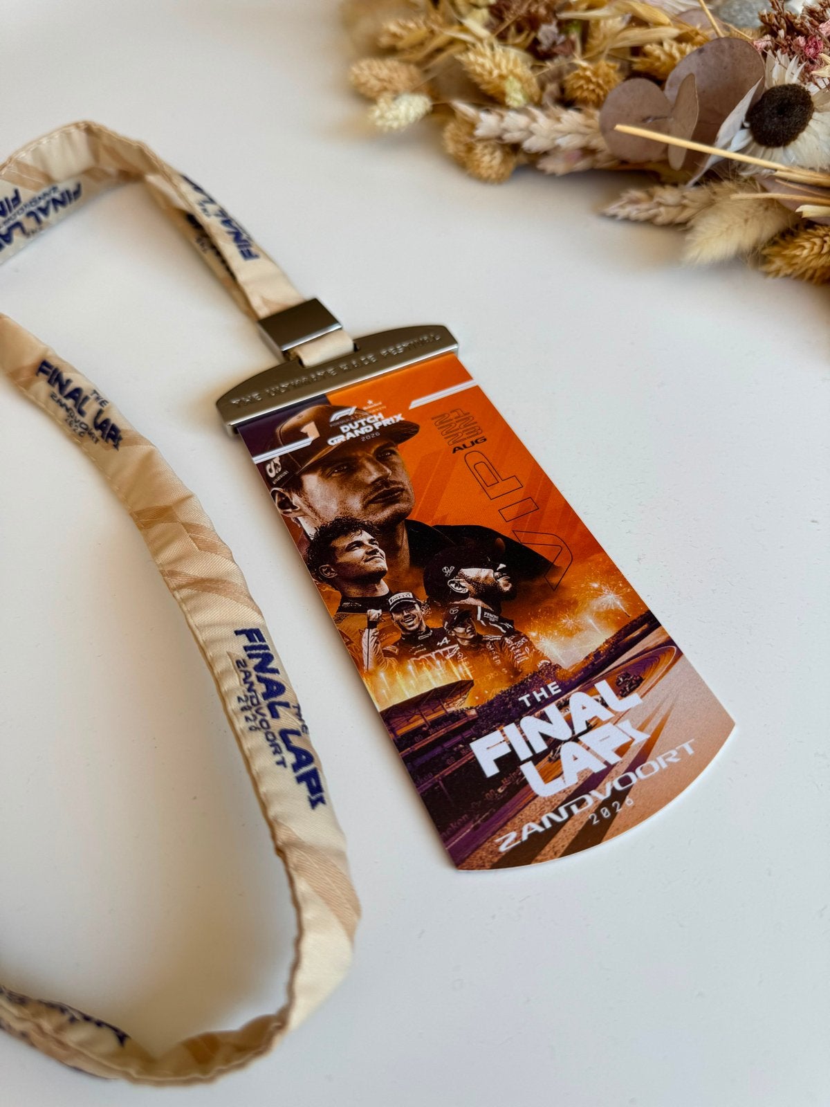 Formule 1 Dutch Grand Prix VIP pass. 2026 Lanyard! Final lap, Ophalen of Verzenden, Formule 1
