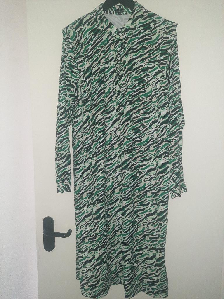 Norah jurk print maat 48, Kleding | Dames, Jurken, Overige kleuren, Verzenden, Maat 46/48 (XL) of groter, Zo goed als nieuw