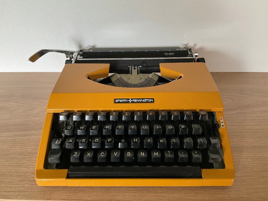 Vintage Sperry Remington 10/50 - Okergeel - jaren 1970, Ophalen of Verzenden