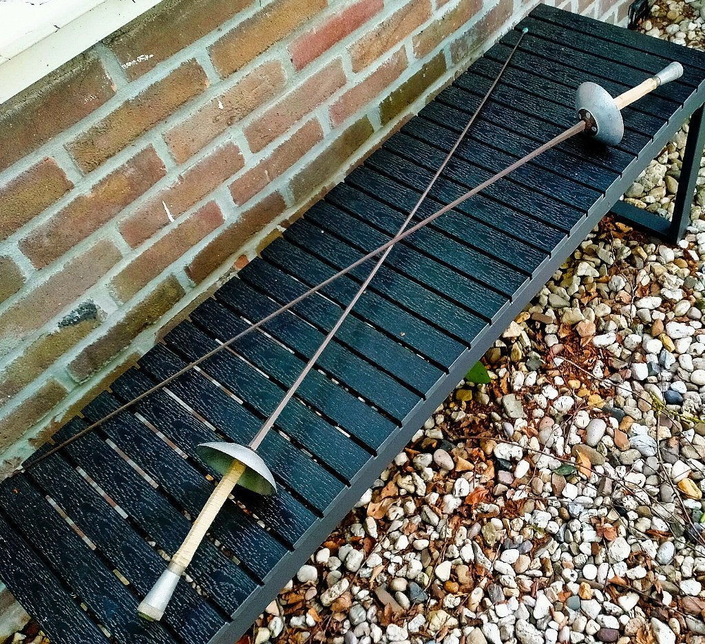 2x Antieke / Oude Floret / Degen - Schermen / Scherm Sport, Antiek en Kunst, Ophalen of Verzenden