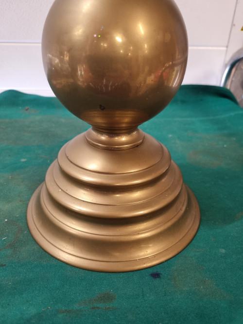 kandelaar kerkelijk brass messing, Ophalen of Verzenden, 'T Olde Gre-j, Info@toldegrej.nl, Endepoelstraat 20f Didam