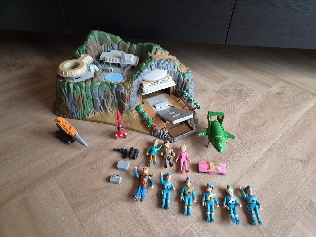 Thunderbirds set tracy island, Ophalen, Gebruikt