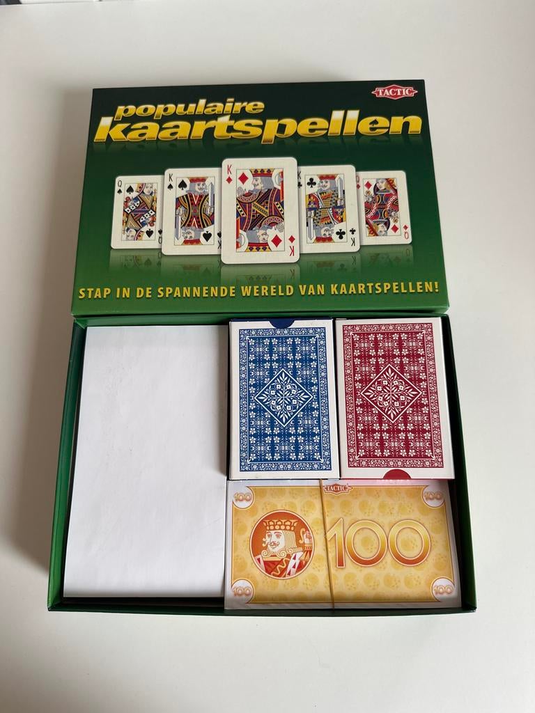 Tactic Populaire Kaartspellen - Complete Set, Hobby en Vrije tijd, Gezelschapsspellen | Kaartspellen, Een of twee spelers, Ophalen of Verzenden