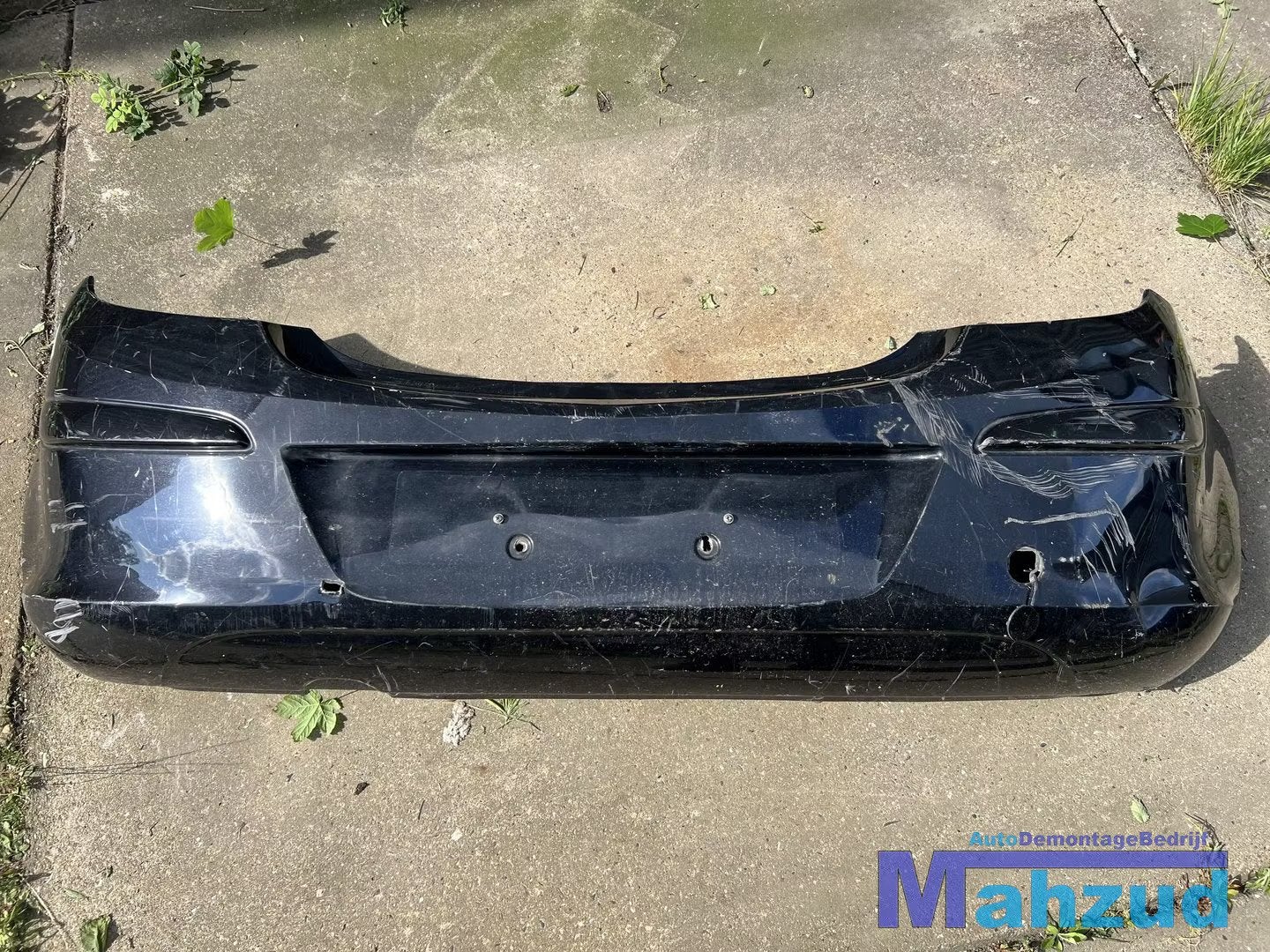 OPEL CORSA D Zwart achterbumper 3 deurs 2006-2014, Auto-onderdelen, Carrosserie en Plaatwerk, Gebruikt, Opel Automobile GmbH, Ophalen of Verzenden
