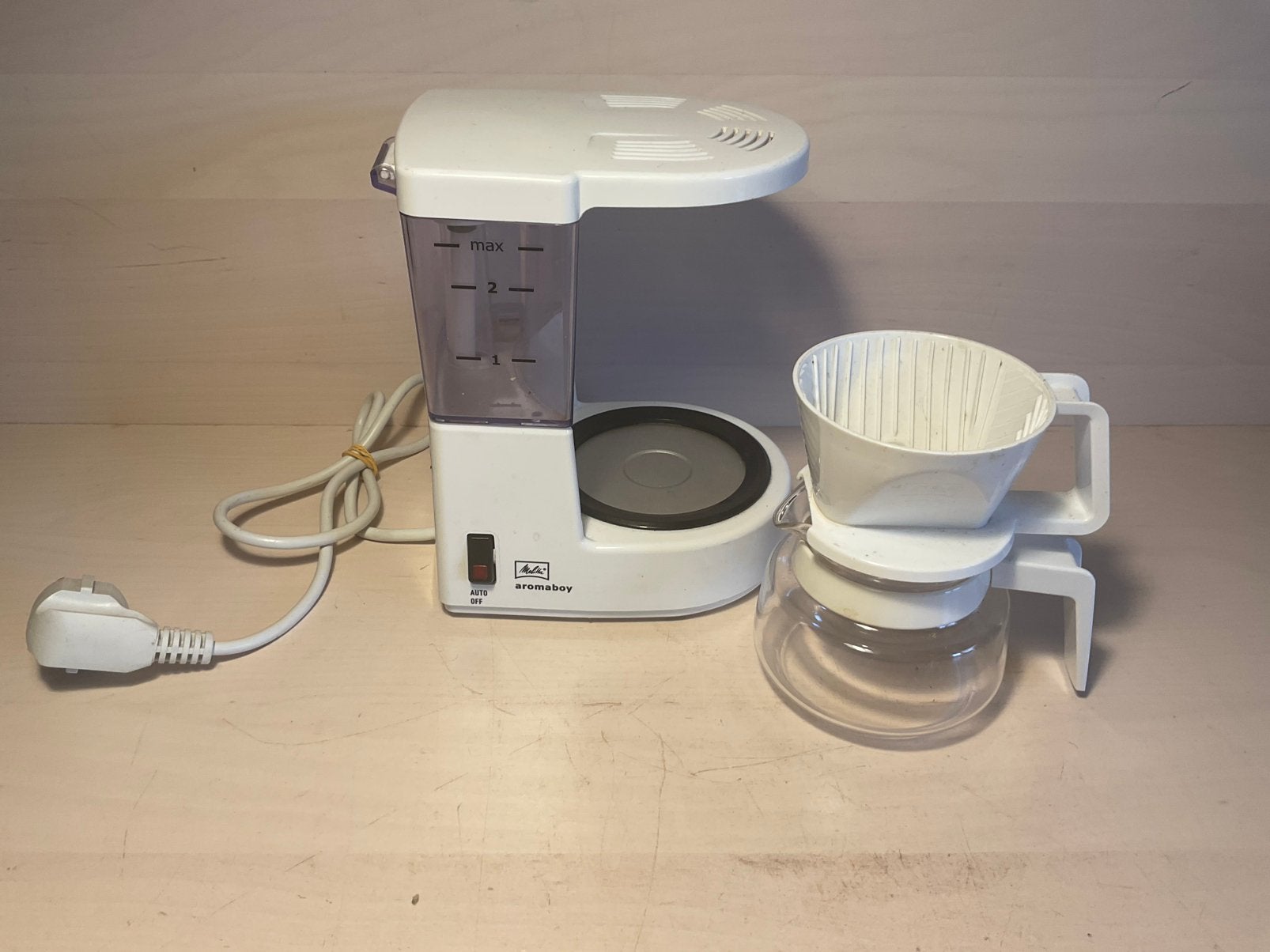 Melitta Aromaboy wit heeft slechts 500 watt nodig, Ophalen of Verzenden, Zo goed als nieuw