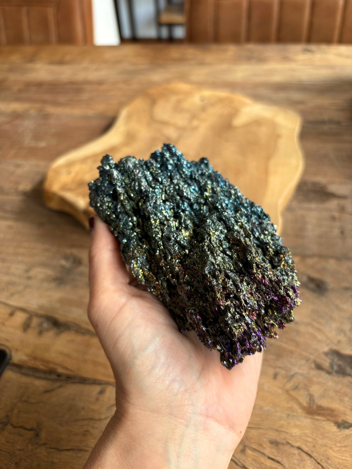 Siliciumcarbide Carborundum zeldzaam edelsteen mineraal, Ophalen of Verzenden, Mineraal