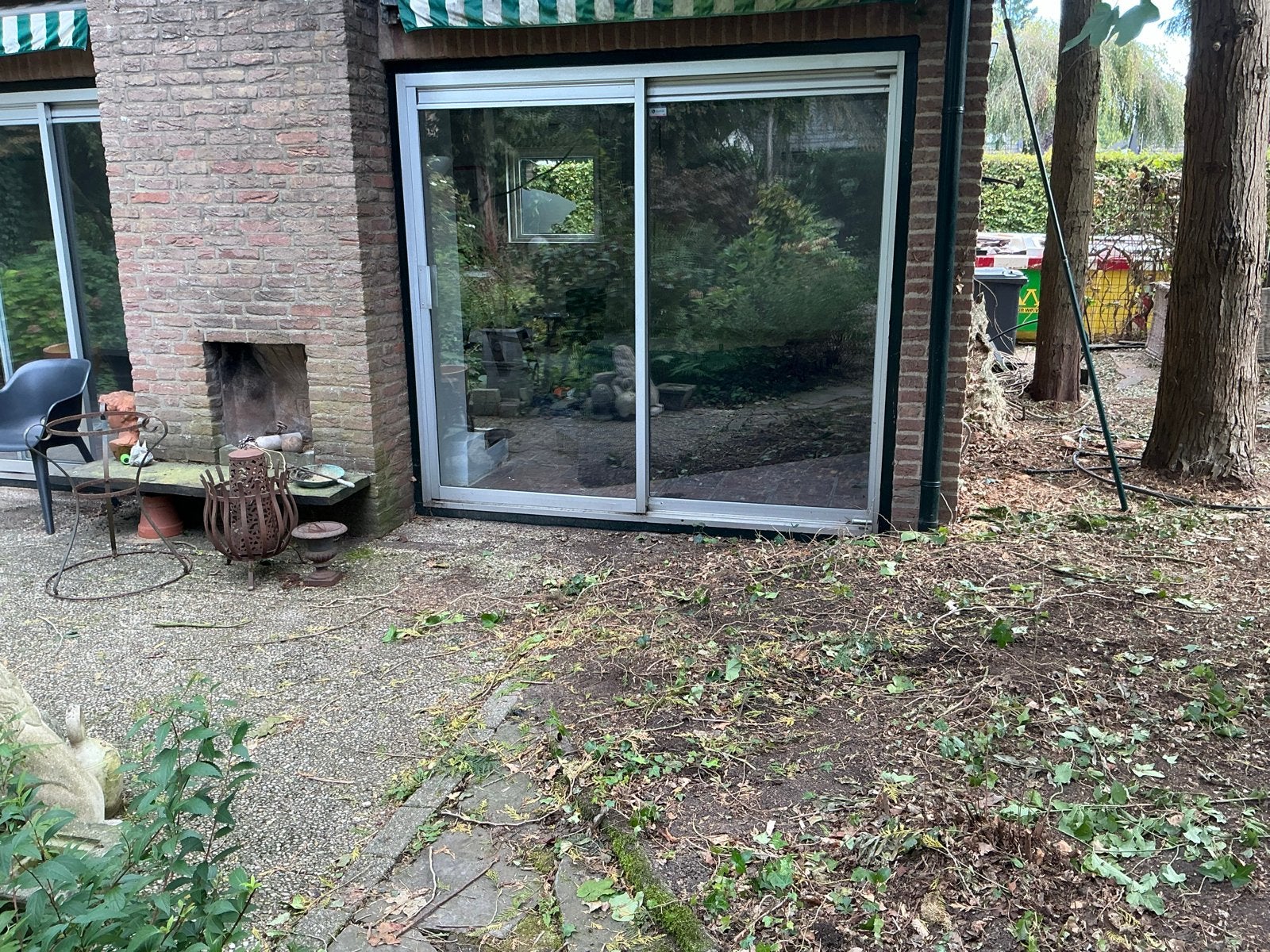 Aluminium Schuifpui 230x210 cm - 2 stuks beschikbaar, Doe-het-zelf en Verbouw, Gebruikt, 225 cm of meer, Aluminium, Ophalen of Verzenden