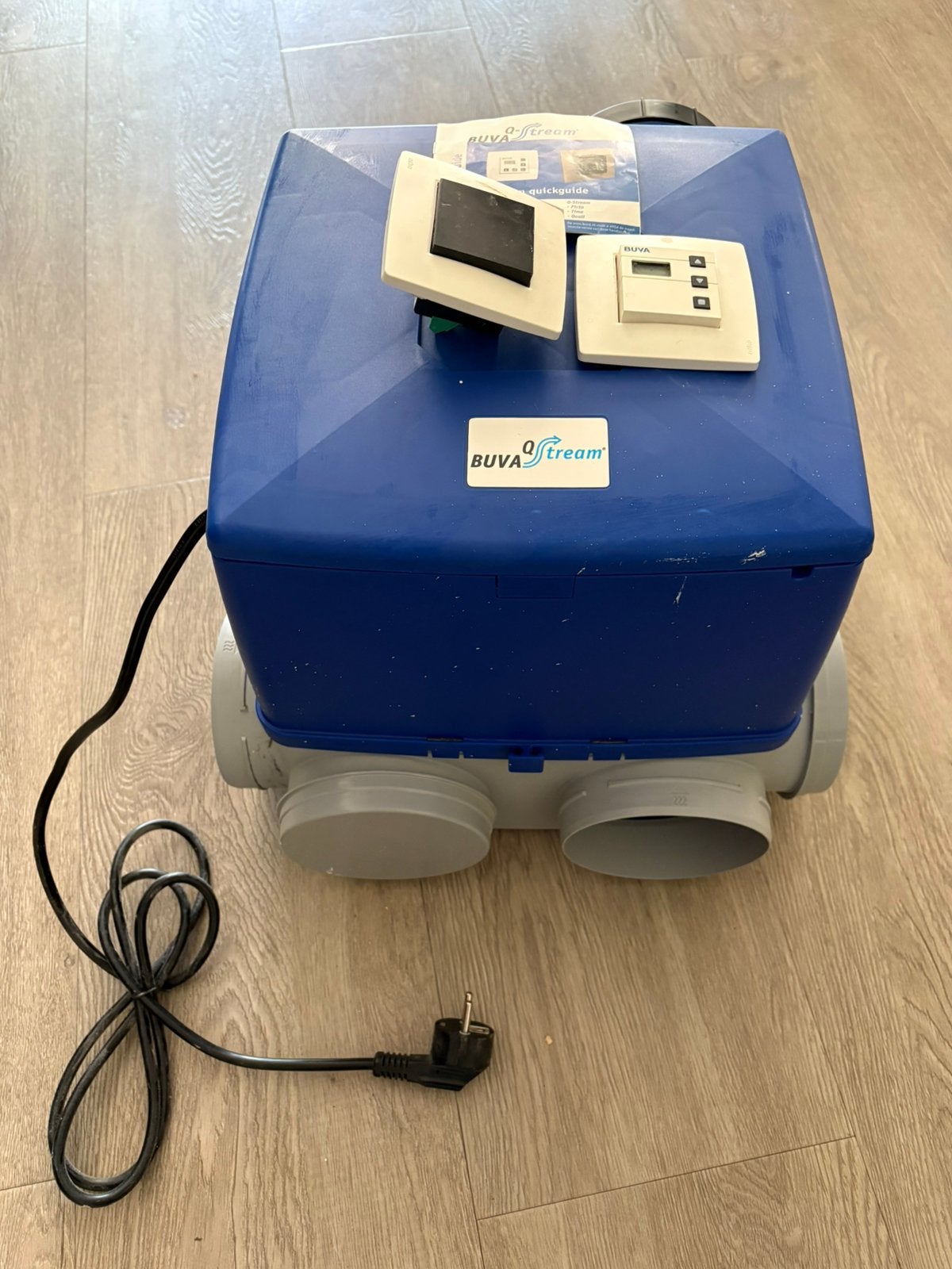 Buva Q-stream woonhuisventilatiesysteem, Doe-het-zelf en Verbouw, Ventilatie en Afzuiging, Verzenden, Gebruikt, Afzuiger