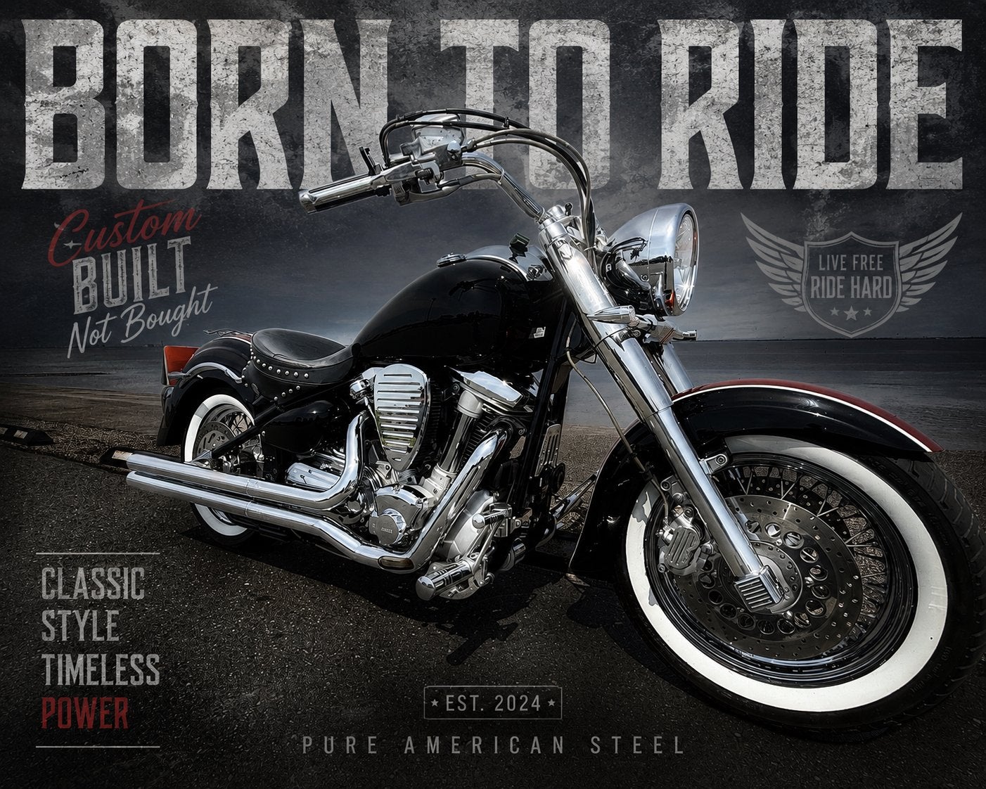 Yamaha XV1600 Wildstar 2001 - Volledig Custom Chopper, Motoren, Motoren | Yamaha, 2 cilinders, Occasion, Particulier, Meer dan 35 kW