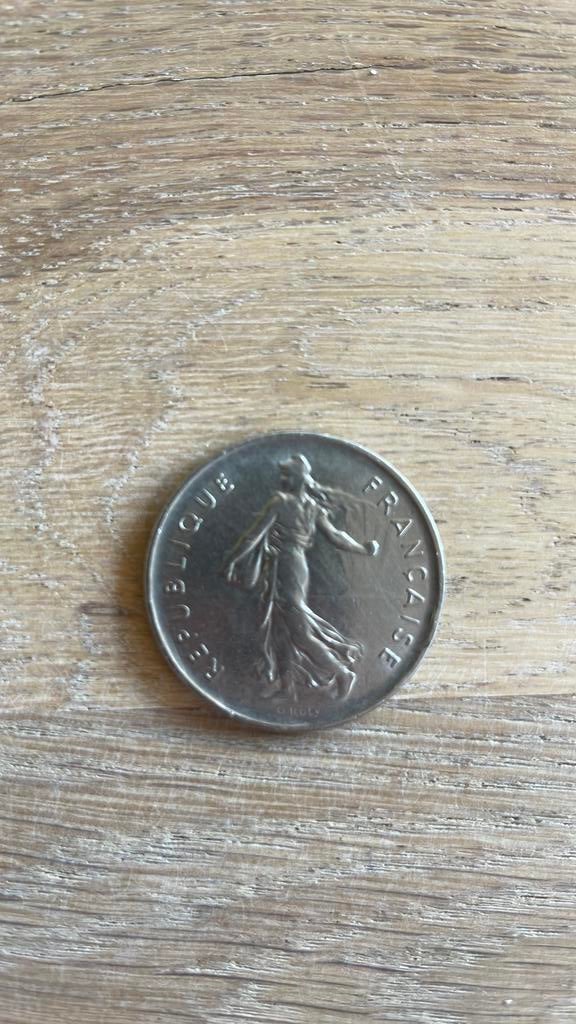 Franse Munt 1 Franc 1971 - La Semeuse (Zaaier), Ophalen of Verzenden, Frankrijk, Losse munt