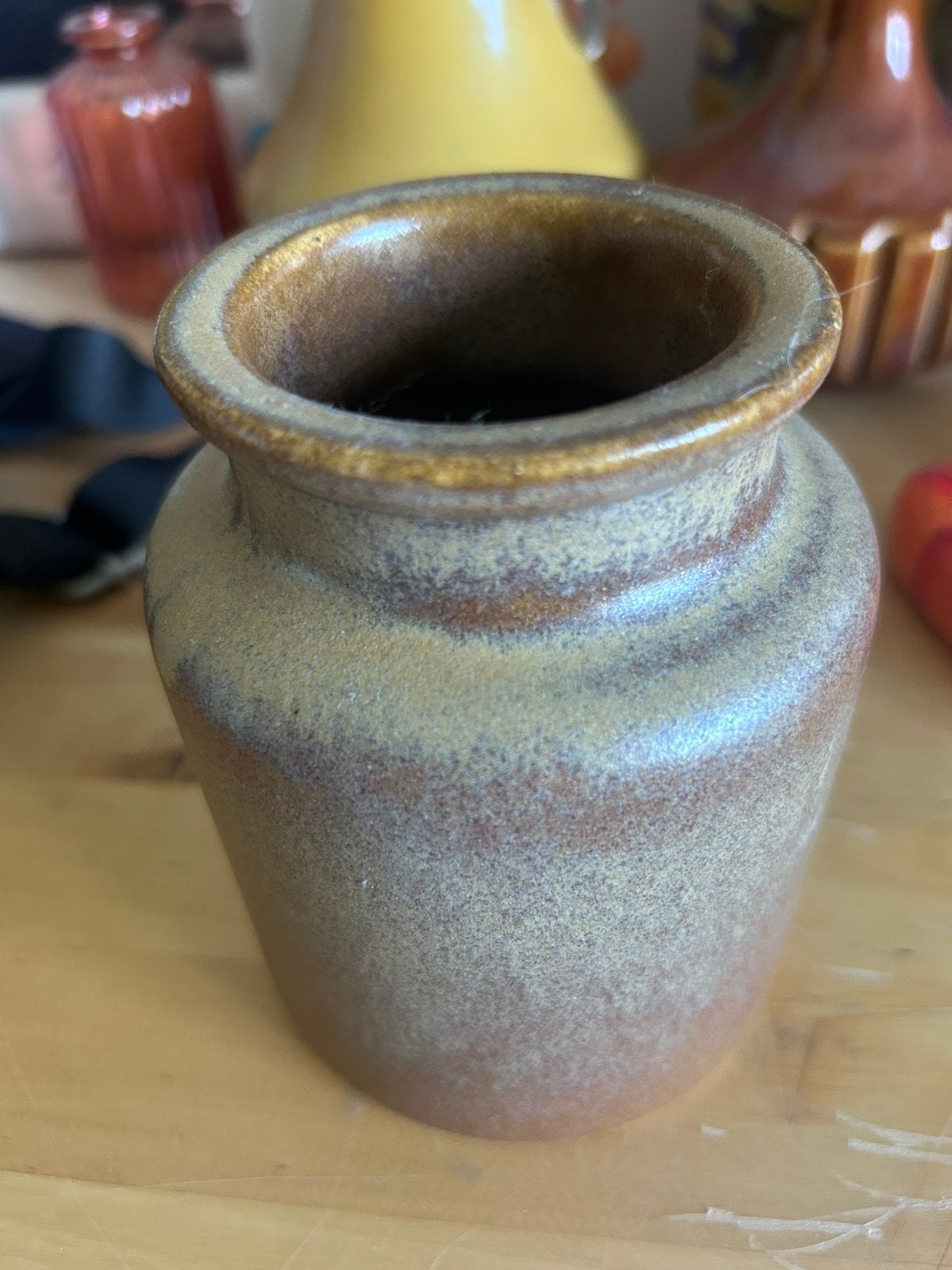 Mosterd pot steengoed Frankrijk Dijon mosterd, Antiek en Kunst, Ophalen of Verzenden