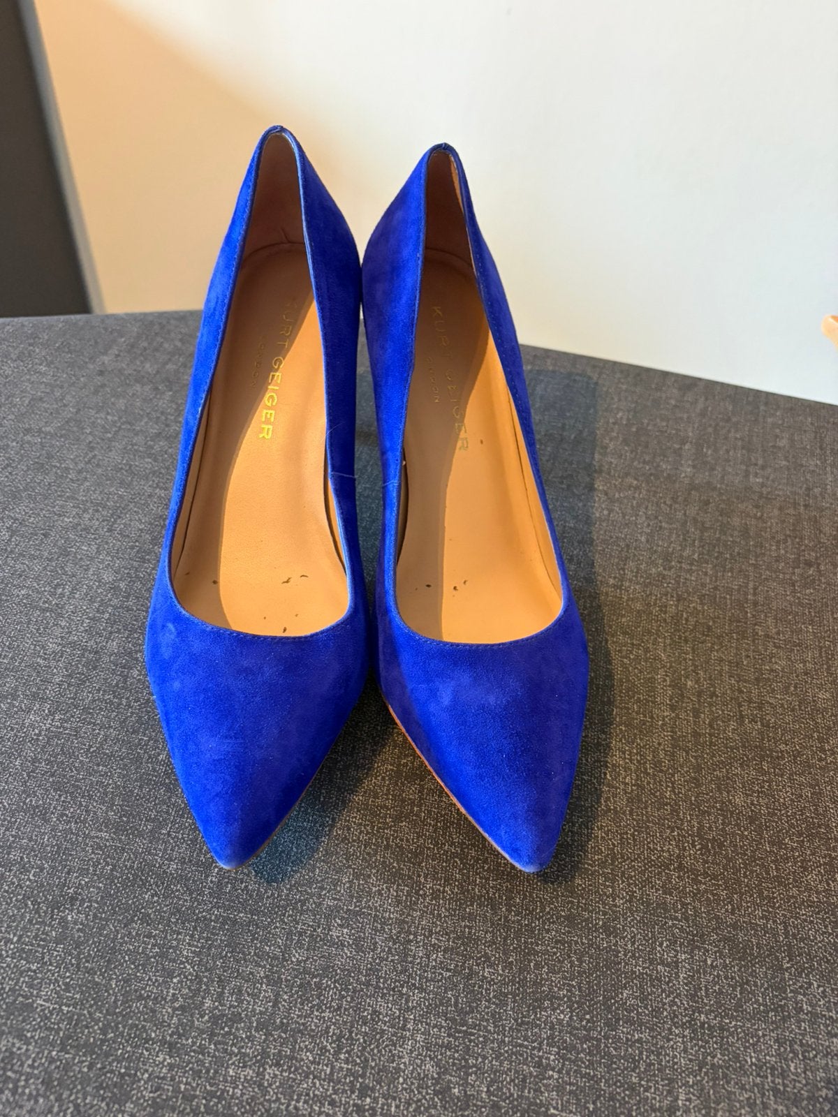 Blauwe nog prachtige schoenen van Kurt Geiger maat 40, Pumps, Gedragen, Verzenden, Blauw
