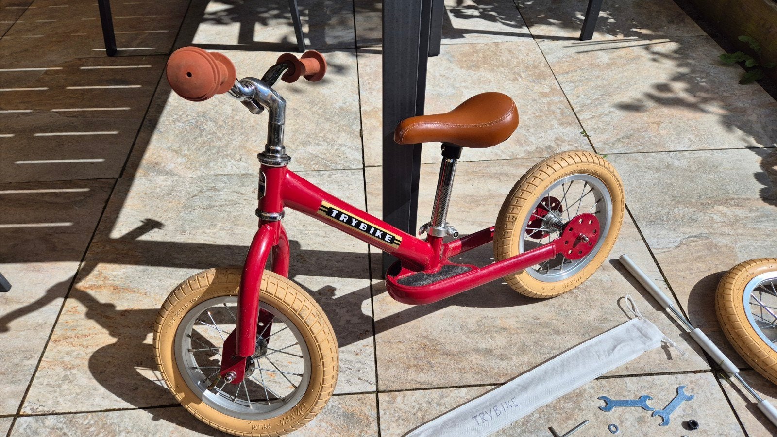 Trybike 2-in-1 loopfiets: tweewieler en driewieler, Ophalen
