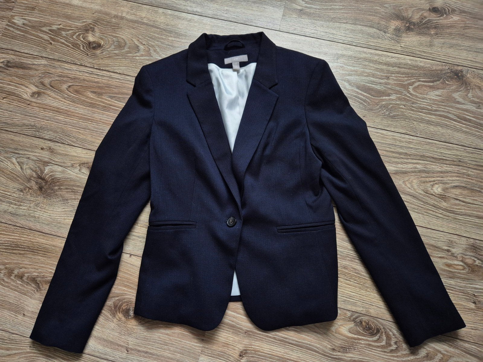 Blazer H&M maat 38, Maat 38/40 (M), H&M, Blauw, Nieuw