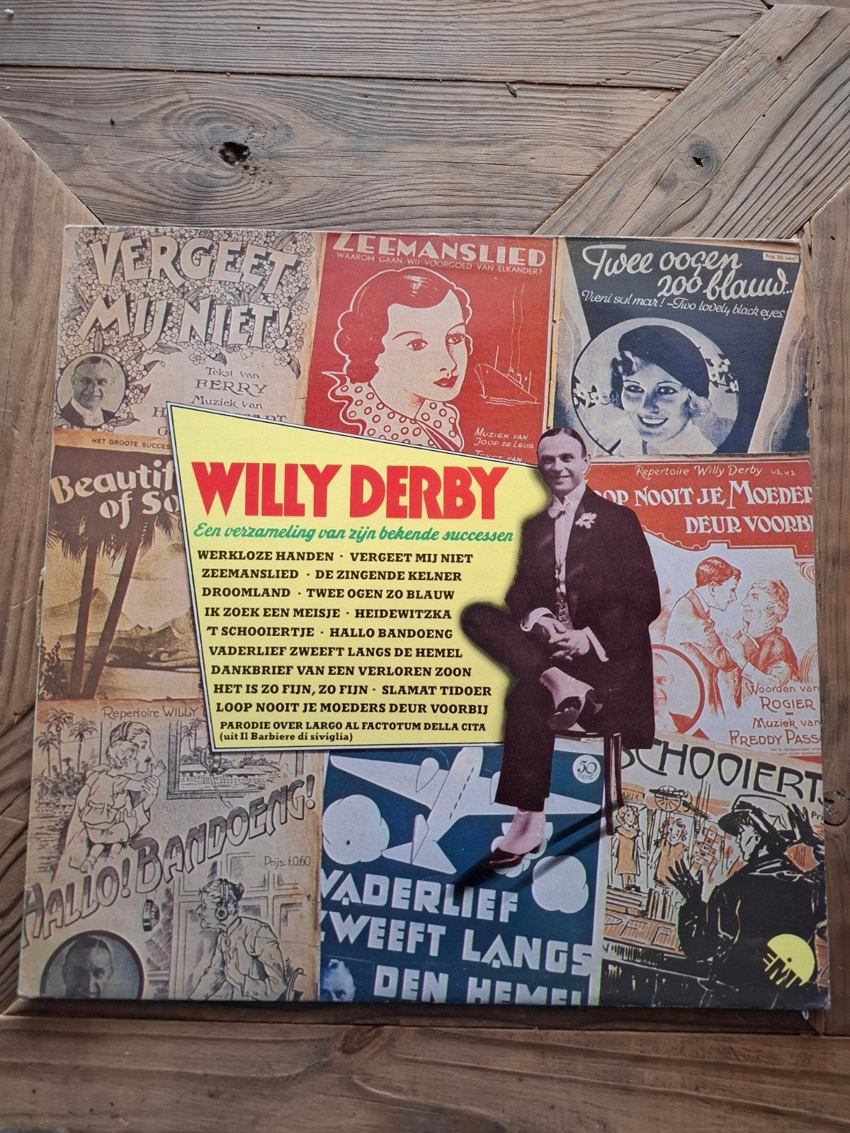 Willy Derby - Een verzameling van zijn bekende successen, LP, Gebruikt, Ophalen of Verzenden, Levenslied of Smartlap