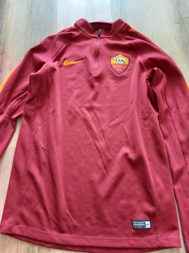 AS Roma Nike Dri-FIT Trainingstop Maat S, Maat S, Ophalen of Verzenden, Zo goed als nieuw, Shirt