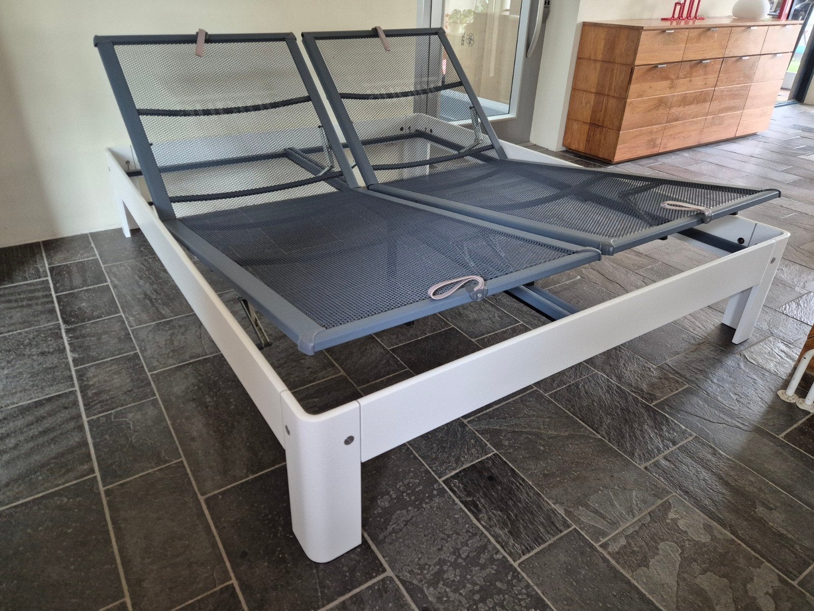 Auping auronde 1500 wit 180x220 en 41,5 cm hoog, Huis en Inrichting, Slaapkamer | Bedden, Ophalen, Wit, Tweepersoons, 180 cm