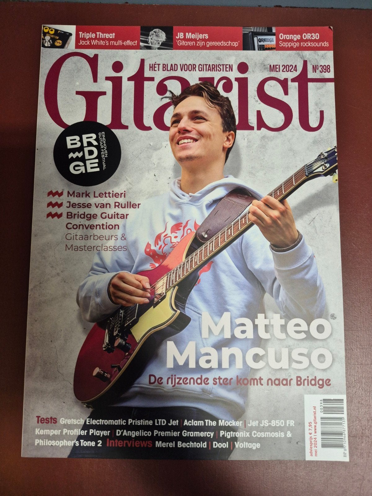 Gitarist Magazine Mei 2024 - Matteo Mancuso Cover, Ophalen of Verzenden, Nieuw