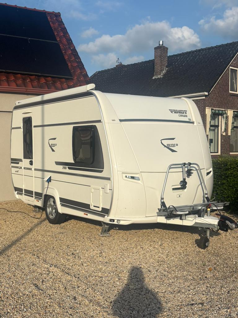 Fendt 390 Active 2019 mover luifel fietsendrager TV slot, Caravans en Kamperen, Mover, Treinzit, Particulier, Tot en met 4