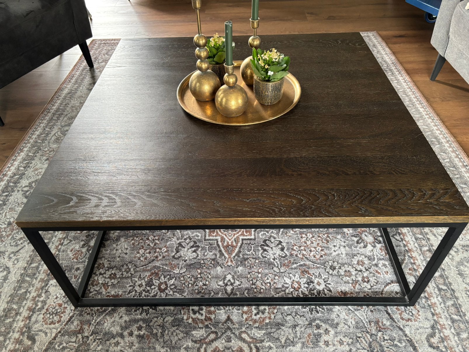 Hele mooie salontafel 100 x 100 cm, Ophalen, 50 tot 100 cm, Vierkant, 50 tot 100 cm