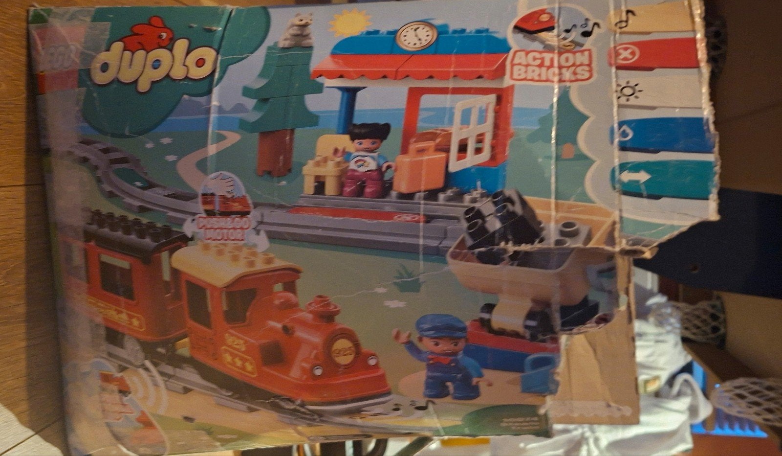 Duplo stoomtrein 10874, Ophalen, 10 tot 50 stukjes, Gebruikt, 2 tot 4 jaar