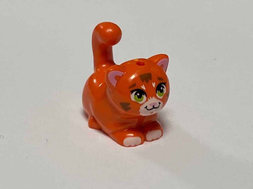 Nieuwe Lego roodachtig oranje kat /cat zittend (Poppy), Overige thema's, Lego, Overige typen, Nieuw