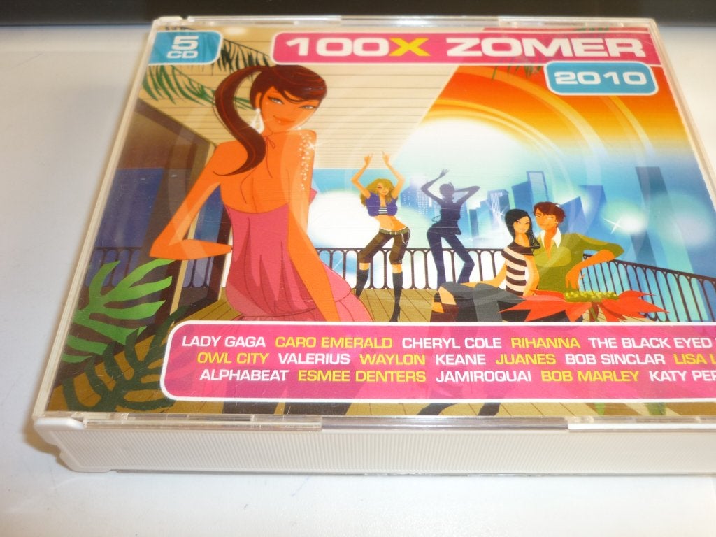 100X Zomer de cd boxset 2010 met 5 cd's, Verzenden, Zo goed als nieuw, Pop
