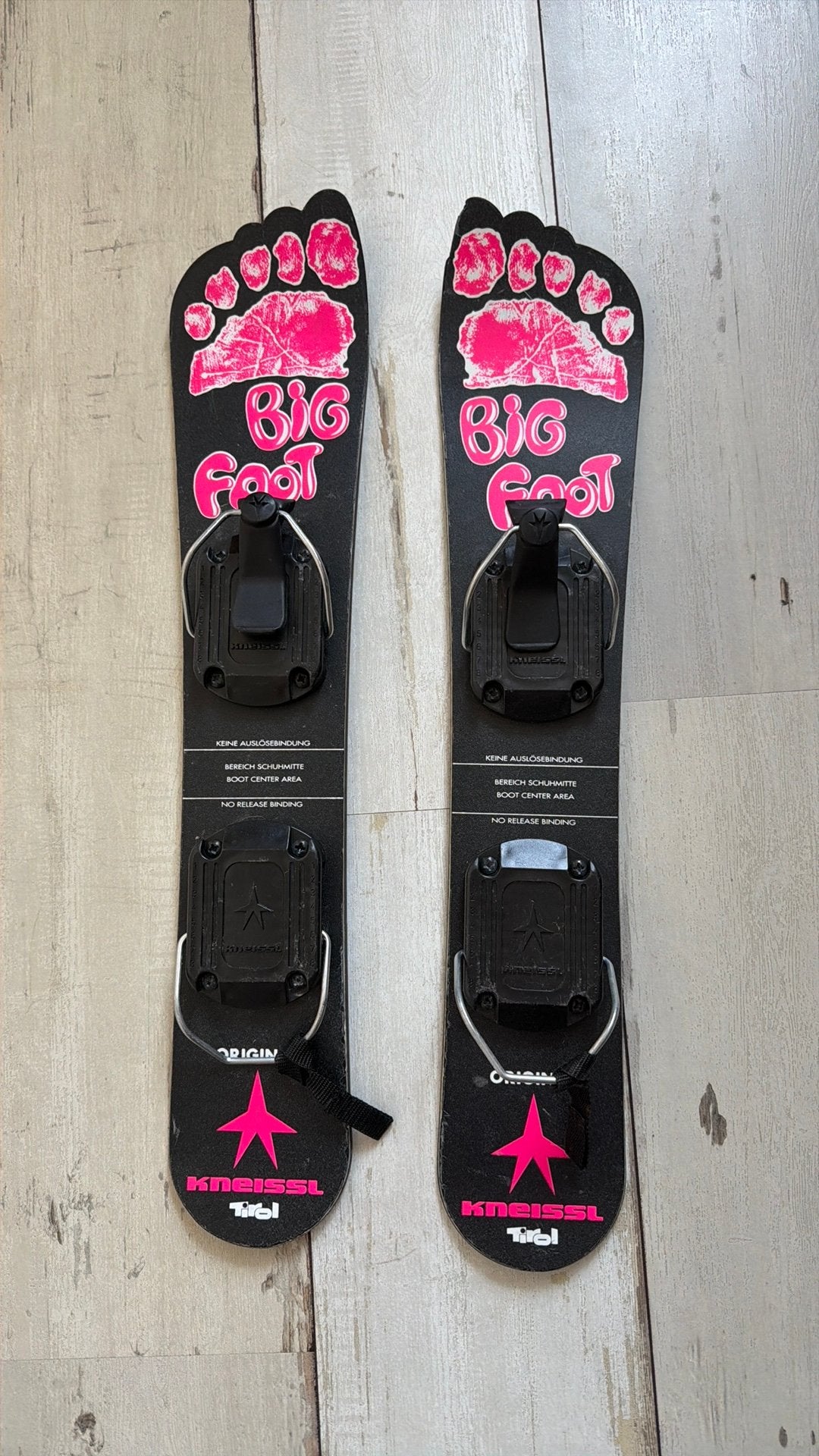 Big Foot Skies, Gebruikt, Skiën, Minder dan 100 cm, Ski's