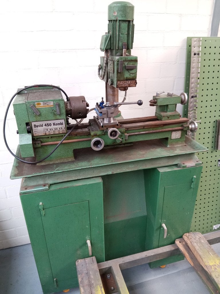 David 450 Kombi Draaibank, Ophalen, Gebruikt, Metaaldraaibank, Minder dan 500 mm
